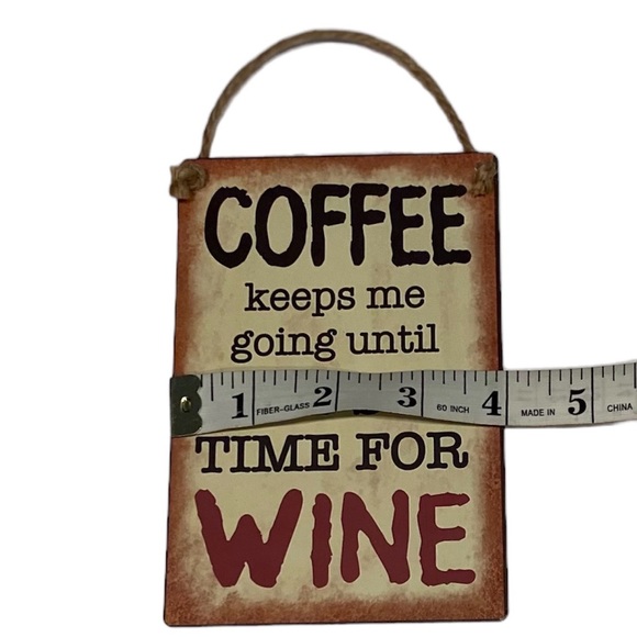 NEW GANZ Sign Coffee Bar Decor Funny Cute NEW - Picture 3 of 7